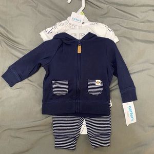 Baby Carter’s boys onsie and sweater set